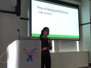 Here’s @ImaMiri11 kicking things off by talking about my favourite topic - the positive qualities of being a perfectionist. 😂 #ggdsyd https://t.co/ps6M5INa5f