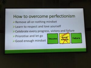 Sometimes good enough is good enough. Well said, @ImaMiri11. #ggdsyd https://t.co/CRyvJktd1W