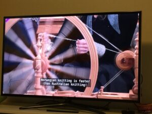 Now they’re trash-talking the Aussies (who held the world record). WATCH IT, VIGDIS. #knittv 🇦🇺🐑 https://t.co/YBXbys9q2L