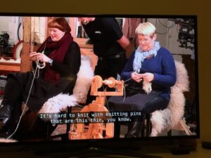 One of these Norwegian badasses is wearing LEATHER PANTS in a speed spinning event. #knittv https://t.co/1XhPP4ZVbZ