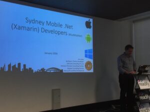 Ian kicking off tonight’s #SydMobNet Xamarin meetup at @readify. Thanks sponsors! https://t.co/OPD31VuXv5