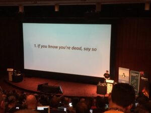 Lanyrd is invoked. Definitely warranted. #lca2017 https://t.co/BGBHDnQiKI