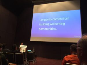 Lessons that tech can learn from knitting. Great talk, @NatDudley! #lca2017 https://t.co/dQRsL4FUg9