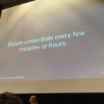 Three R’s of security: Rotate, Repave, and Repair. #lca2017 https://t.co/UREIRjXbCv