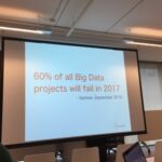 .@lgarulli starts his talk with a stark warning: 60% of Big Data projects will fail in 2017. @OrientDB @pivotallabs https://t.co/OG9zAuDmf5