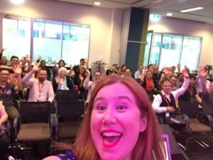 I am a dork, so of course I took an audience selfie before my #yownight talk in Perth tonight! @yow_conf https://t.co/5Ol94uaD8m