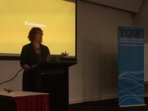 A friend’s cancer struggle prompted @lynnlangit’s interest in using Cloud for bioinformatics. Personalised medicine is the future! #YOWNight https://t.co/miFQNvUWss