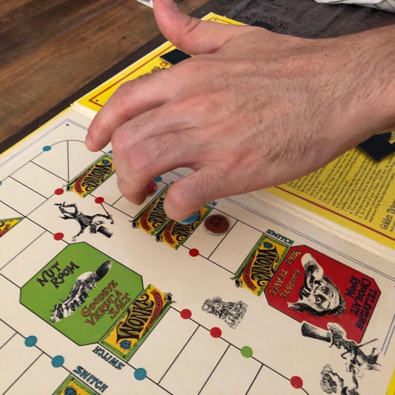 I scored a very rare 1978 Charlie board game on Ebay, so who better to test it than my friends? “Was this game invented BEFORE DICE?!” For the record, Rory won.