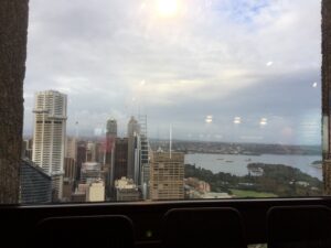 Emcee @yarrcat is kicking things off for tonight’s #GGDSyd. THANK YOU @CampaignMonitor! (Love that view, even on a bad day.) https://t.co/M0SDbm9hOU