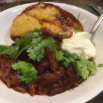 Pulled Pork Slow Cooker Chili with Corn Bread Dumplings. Just the thing on a stormy night! https://t.co/wN3ioEoUOF https://t.co/sluhJtqGnH