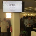 The crowd is gathering for #softwareartthou. 😳 https://t.co/7ck7TZgM5m