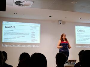 RT @MichelePlayfair: TIL about KnitML. Day made. Thank you @web_goddess @Zendesk #SoftwareArtThou https://t.co/KbQ6F2fj72