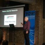 IFTTT - the Excel for Home IoT? (ie. the thing that turns normal people into programmers) 🤔 @fgeorge52 #yownight https://t.co/F9v6BitXLh