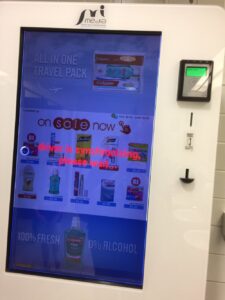 Oh. Good thing I didn’t need toothpaste; the airport bathroom toiletries dispenser appears to be doing a firmware update. 😂 https://t.co/pH2fQ74RnX