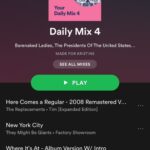 @DarrenNolan_ So if I click the little “Playing from Daily Mix 4,” I get the second screen. https://t.co/Wx46vRpeT2