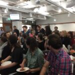 Big crowd at @GGDSydney tonight, including several dudes! Like @msharp and @busbub! #GGDSyd https://t.co/AUbLvEGucF