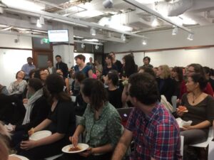 Big crowd at @GGDSydney tonight, including several dudes! Like @msharp and @busbub! #GGDSyd https://t.co/AUbLvEGucF