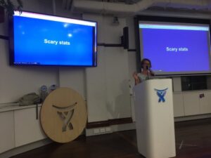 😂 @bottomley_g has the room rolling as she walks us through some of the SCARY FACTS about women in tech. #GGDSyd https://t.co/VG2HyKx2xi