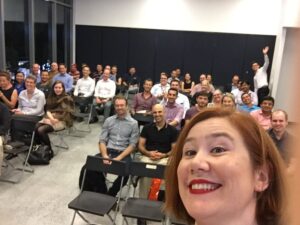 Thanks so much to @RMcKergow for inviting me to speak at #AgileBrisbane tonight! And to @elabor8 and @Fishburners for hosting. Great group!! https://t.co/YxfQdoexU9