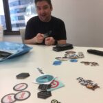 A catch up with @DeveloperSteve always involves a sticker swap… https://t.co/f5t6nbDRmQ