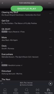 RT @NicSampson: A lot of people have been asking about my infamous playlist for having sex so here you go 😉 https://t.co/phjhB8VHBF