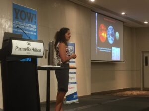 Why go to Mars? Well, the temp on Venus is about the same as the self-cleaning function on your oven. 😂☀️🔥 @Doctor_Astro #yowwest https://t.co/H1j30do0zd