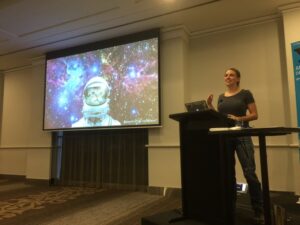 Strongly amused that this is the slide @notsolonecoder used to represent “The Future”. 😹 #yowwest https://t.co/qjUHVyumEO