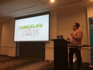 He’s diving right in with the subtlety. Can you spot the difference? @twalve #yowwest https://t.co/yOTHQaLrAn