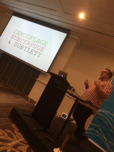 He’s diving right in with the subtlety. Can you spot the difference? @twalve #yowwest https://t.co/yOTHQaLrAn