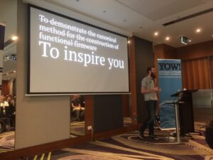 I’ve got so many Arduino components at home, waiting for an idea. So excited that @mootpointer is here to INSPIRE. #ylj17 https://t.co/B6NBNtxPoA