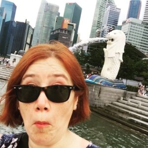 Merlion is spitting on mah head! https://t.co/k7vPQrxZCA https://t.co/CEPYEPQSwt