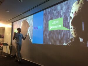 “Time for something scary - JSON generator!” 🔪😂 @glaforge #sjug https://t.co/H0LEWWgSv2