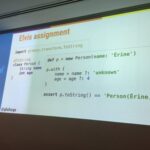 “Elvis assignment” in Groovy - so named because of the operator’s resemblance to the Elvis emoticon. ?:j @glaforge #sjug https://t.co/nh2y0bUpAE