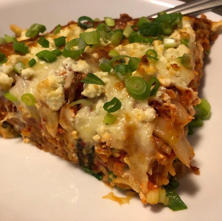 Crispy Cheese-and-Kimchi-Topped Skillet Rice, courtesy of the Snook! @seriouseats