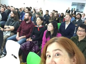 Big crowd as @RickGiner kicks off #theweb meetup tonight at @Zendesk! @theWebMeetup https://t.co/wZ643ImtmQ