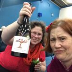 Aaaand the Yarnbomb wine has made an appearance. I remain firmly Anti. 🚫👎💩 #knitcamp @aunty_toots https://t.co/zfBp0Zsden