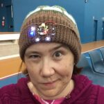 I turned on my lights. “Yup,” @SallyPompom said. “Isn’t it funny how some people don’t mind looking like a dickhead.” 😐 #knitcamp https://t.co/o6jlYWnBmq