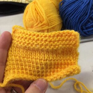 Tunisian crochet sampler. Only one tiny mistake! #knitcamp https://t.co/d51qeSeWcZ https://t.co/IAcQ3BlA5K