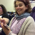 OH at #knitcamp: “Cover up the wet spot. No one will know.” 😏🍆 @randomknits https://t.co/UuTwuYJ5UN