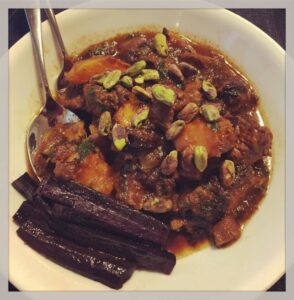 Neil Perry's Persian-Style Lamb Stew and purple carrots. So yummy on a chilly night! @chefneilperry https://t.co/mCLMycBIB6 https://t.co/x7idBhPb7c