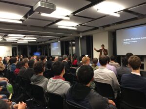 Massive crowd at Amazon for tonight’s Sydney Machine Learning meetup! #sydml https://t.co/stnpZIFTwr