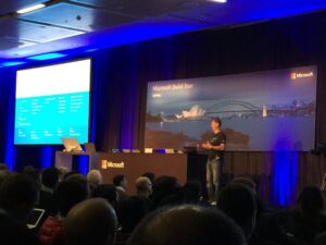 AI and Cognitive services. Relevant to my interests. I’m starting to come around on voice as input device. #MSBuildTour https://t.co/UbSPxmeHqd