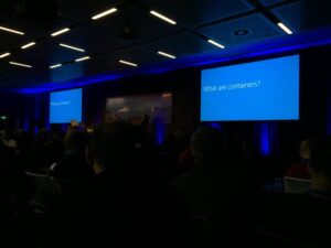 “How many people have used containers? Okay, like 5%…” WAT. I am not used to being on the bleeding edge. 😮 #MSbuildtour #notmyusualcrowd https://t.co/8vNM0Gi260