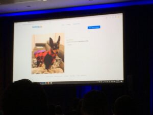 That no cat! That’s a pupper! 😂 #MSBuildTour @laneyvb https://t.co/iD2cujyajY