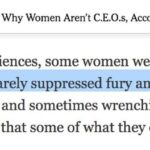 Why Women Aren’t C.E.O.s, According to Women Who Almost Were https://t.co/eXWCFYxitL - "Barely Suppressed Fury" will be my band's 1st album. https://t.co/ZtOEAikaRH