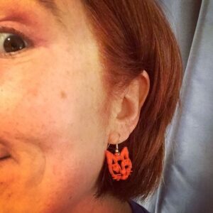 Cute 3D-printed cat earrings from @ledgerstudio. Thanks Justin and Karynne! https://t.co/53TboJTSZG https://t.co/rack98l5vh