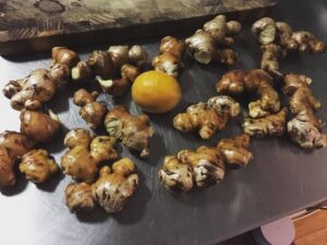 Winter harvest from out garden: one Meyer lemon and a load of ginger!! https://t.co/oE9mYjdLHa https://t.co/b2oeQYFKDD