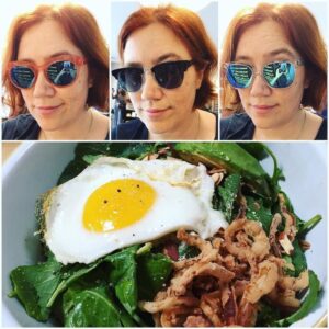 Trying on Warby Parker sunnies and eating kale. (I've gone full #calihipster.) https://t.co/nqdKGgWBAX https://t.co/pto7hLJwzH