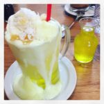 They call it "The Holler Greaser" - lemon soda with vanilla ice cream, coconut, and pineapple. 😍🤢 #refreshing #img… https://t.co/Nm8HIN3ok6 https://t.co/fCzlTR97We