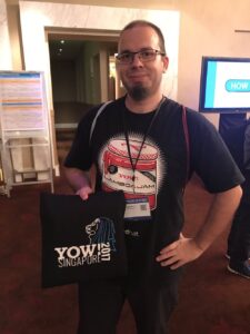 RT @yow_conf: How brilliant to see someone with a #YLJ at #yowsg! @CarloHamalainen https://t.co/sHHeXqnp2g